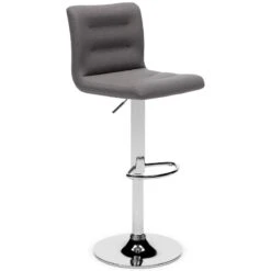 Pollzen Gray Upholstered Swivel Barstool (Set Of 2) -Signature Design by Ashley D121 830 barstool 6