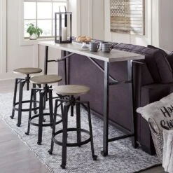 Lesterton Counter Height Set W/ Stools -Signature Design by Ashley D334 52 024 set 5