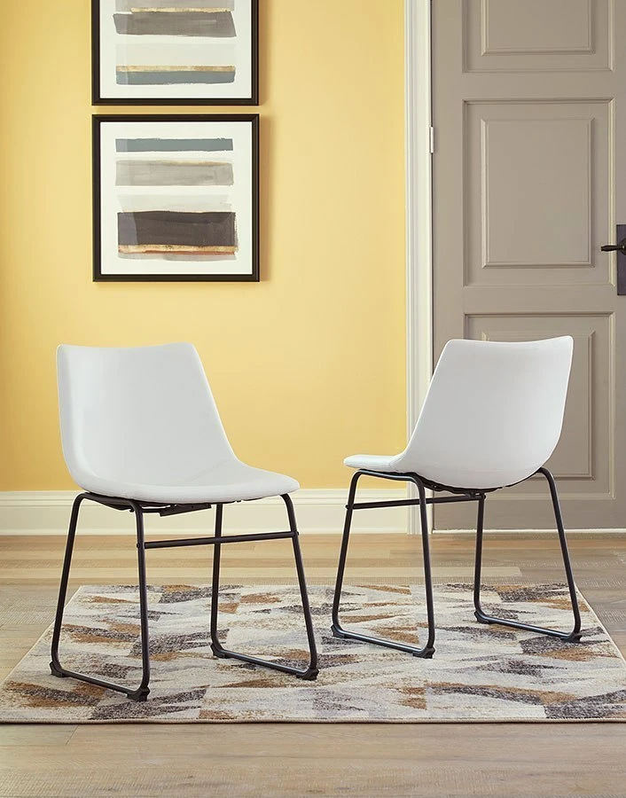 Centiar White Side Chair (Set Of 2) 1 Centiar White Side Chair (Set Of 2)