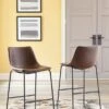 Centiar Brown Tall Barstool (Set Of 2)