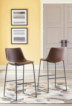 Centiar Brown Tall Barstool (Set Of 2)