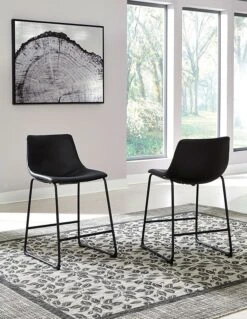 Centiar Barstool (Black) (Set Of 2)
