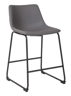 Centiar Gray Upholstered Barstool (Set Of 2) 6 Centiar Gray Upholstered Barstool (Set Of 2) -Signature Design by Ashley D372 824 barstool 3
