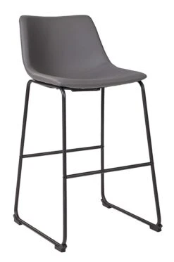 Centiar Gray Tall Upholstered Barstool (Set Of 2) -Signature Design by Ashley D372 830 barstool 3