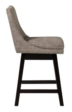 Tallenger Light Gray Upholstered Swivel Barstool (Set Of 2) 7 Tallenger Light Gray Upholstered Swivel Barstool (Set Of 2) -Signature Design by Ashley D380 424 barstool 4