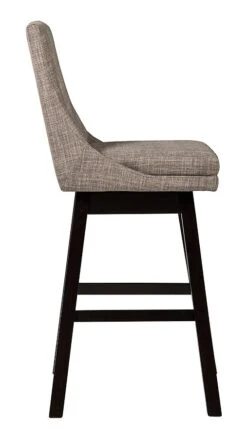 Tallenger Light Gray Tall Upholstered Swivel Barstool (Set Of 2) 7 Tallenger Light Gray Tall Upholstered Swivel Barstool (Set Of 2) -Signature Design by Ashley D380 430 barstool 4