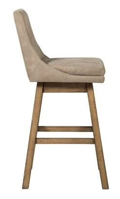 Tallenger Beige Tall Upholstered Swivel Barstool (Set Of 2) 7 Tallenger Beige Tall Upholstered Swivel Barstool (Set Of 2) -Signature Design by Ashley D380 530 barstool 4
