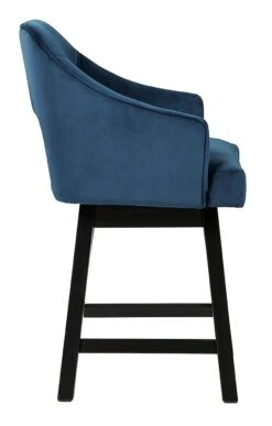 Tallenger Blue Upholstered Swivel Barstool (Set Of 2) -Signature Design by Ashley D380 824 barstool 4
