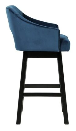 Tallenger Blue Tall Upholstered Swivel Barstool (Set Of 2) -Signature Design by Ashley D380 830 barstool 4