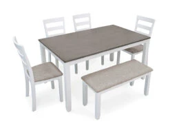 Stonehollow 6-Piece Dining Room Set 6 Stonehollow 6-Piece Dining Room Set -Signature Design by Ashley D382 325 set 3