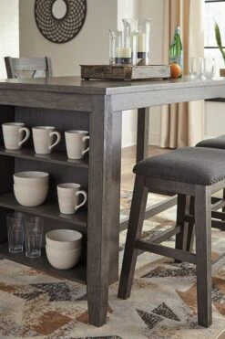 Caitbrook Counter Height Dining Room Set W/ Chairs Choices -Signature Design by Ashley D388 13 table 2