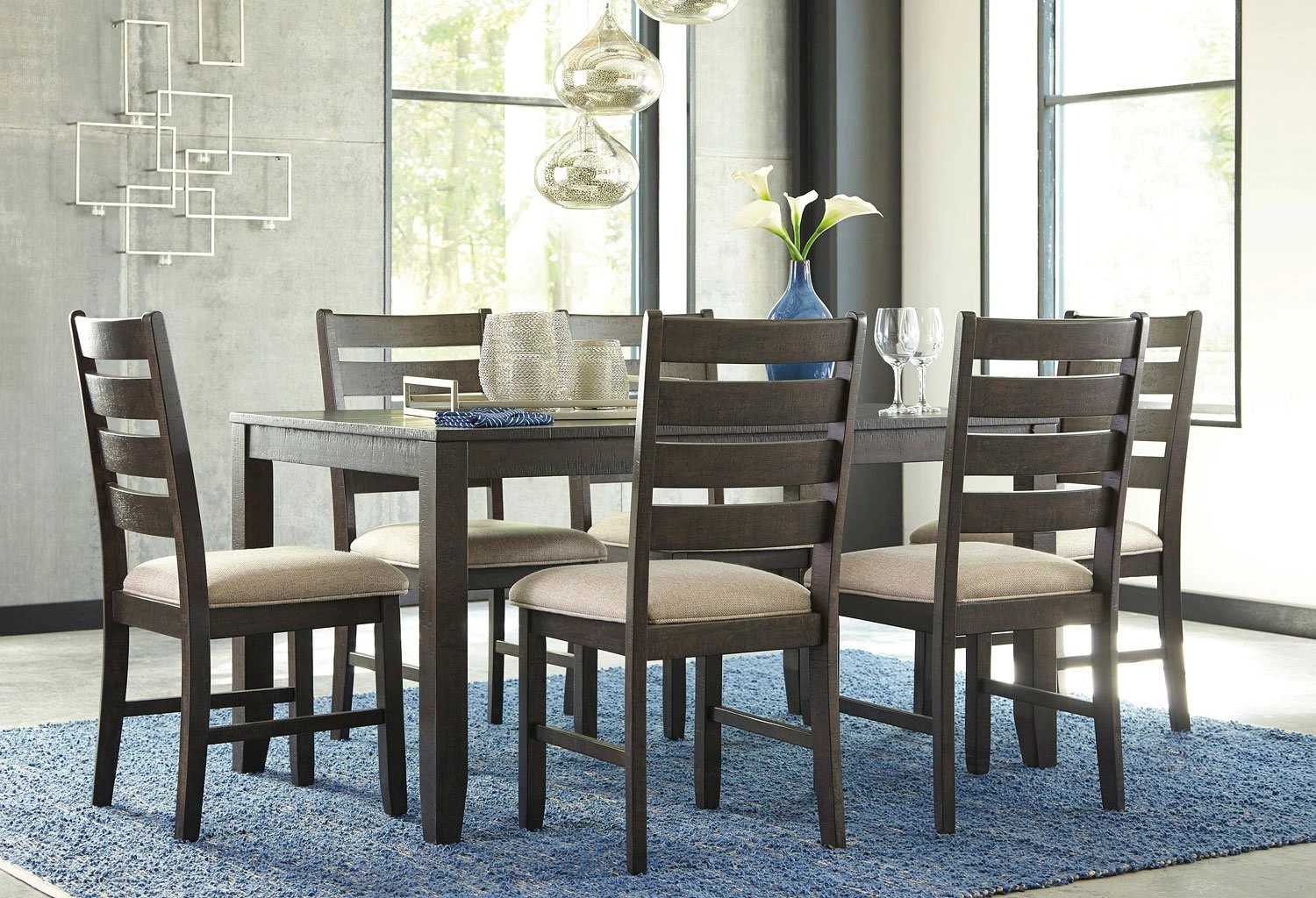 Rokane 7-Piece Dining Room Set 1 Rokane 7-Piece Dining Room Set
