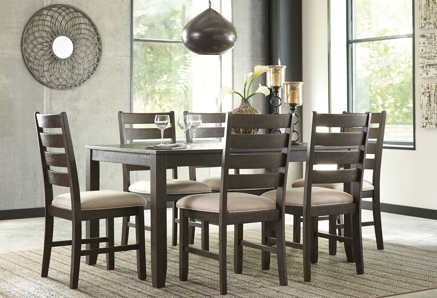 Rokane 7-Piece Dining Room Set 2 Rokane 7-Piece Dining Room Set - Image 2