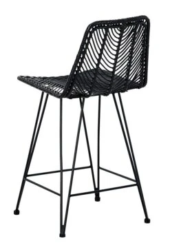 Angentree Black Barstool (Set Of 2) -Signature Design by Ashley D434 124 barstool 8