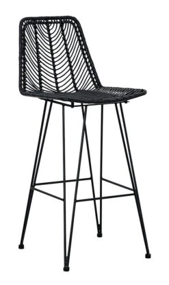 Angentree Black Tall Barstool (Set Of 2) 7 Angentree Black Tall Barstool (Set Of 2) -Signature Design by Ashley D434 130 barstool 3