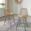 Angentree Natural Barstool (Set Of 2)