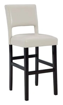 Leektree Ivory Tall Barstool (Set Of 2) -Signature Design by Ashley D470 330 barstool 3