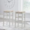 Mirimyn White Tall Stool (Set Of 2)
