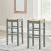 Mirimyn Teal Tall Stool (Set Of 2)