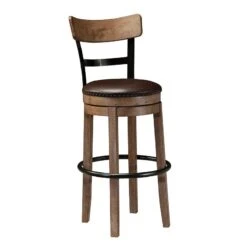 Pinnadel Tall Swivel Barstool