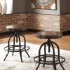 Valebeck Swivel Barstool (Set Of 2)