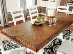 Valebeck Rectangular Dining Room Table 7 Valebeck Rectangular Dining Room Table -Signature Design by Ashley D546 35 table 4 1