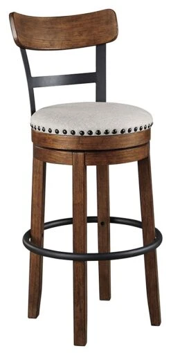 Valebeck Tall Swivel Barstool (Vintage Brown) (Set Of 2) 6 Valebeck Tall Swivel Barstool (Vintage Brown) (Set Of 2) -Signature Design by Ashley D546 430 barstool 3