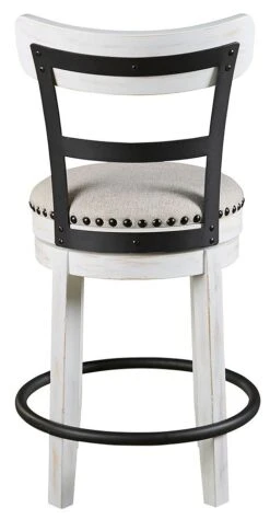 Valebeck Swivel Barstool (Vintage White) (Set Of 2) -Signature Design by Ashley D546 524 barstool 4
