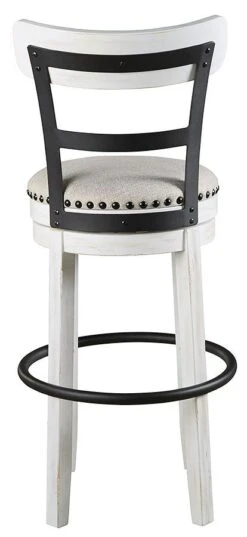 Valebeck Tall Swivel Barstool (Vintage White) (Set Of 2) -Signature Design by Ashley D546 530 barstool 4