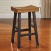 Glosco Tall Saddle Stool (Set Of 2)