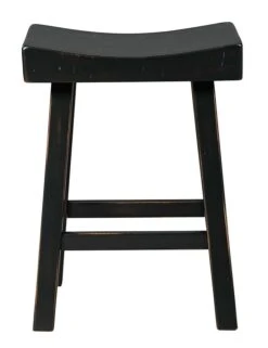 Glosco Antique Black Stool (Set Of 2) 8 Glosco Antique Black Stool (Set Of 2) -Signature Design by Ashley D548 524 barstool 3