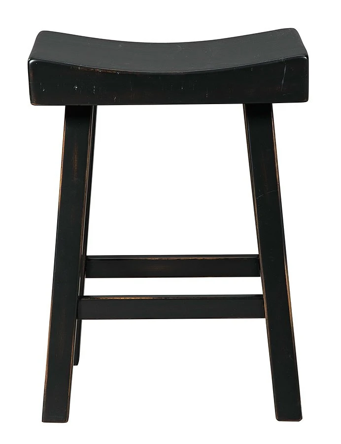 Glosco Antique Black Stool (Set Of 2) 3 Glosco Antique Black Stool (Set Of 2) - Image 3