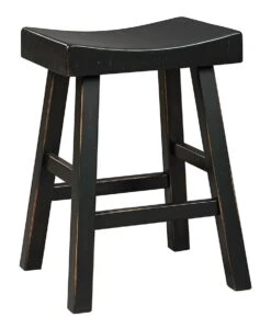 Glosco Antique Black Stool (Set Of 2) 9 Glosco Antique Black Stool (Set Of 2) -Signature Design by Ashley D548 524 barstool 4