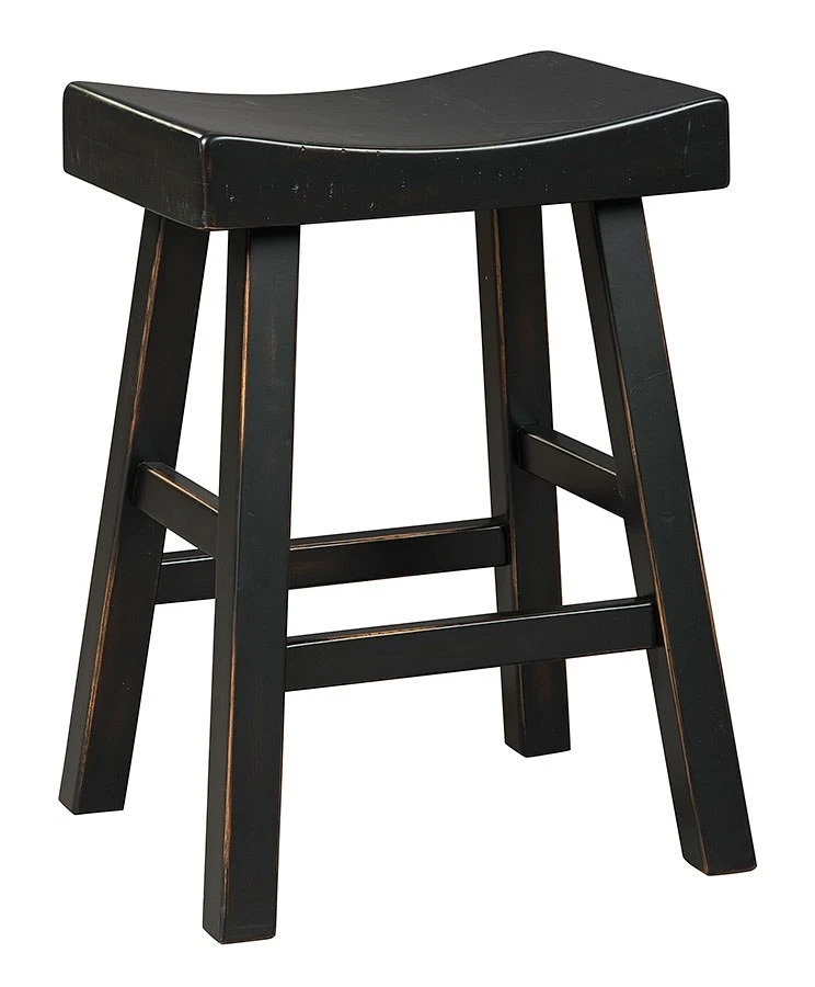 Glosco Antique Black Stool (Set Of 2) 4 Glosco Antique Black Stool (Set Of 2) - Image 4