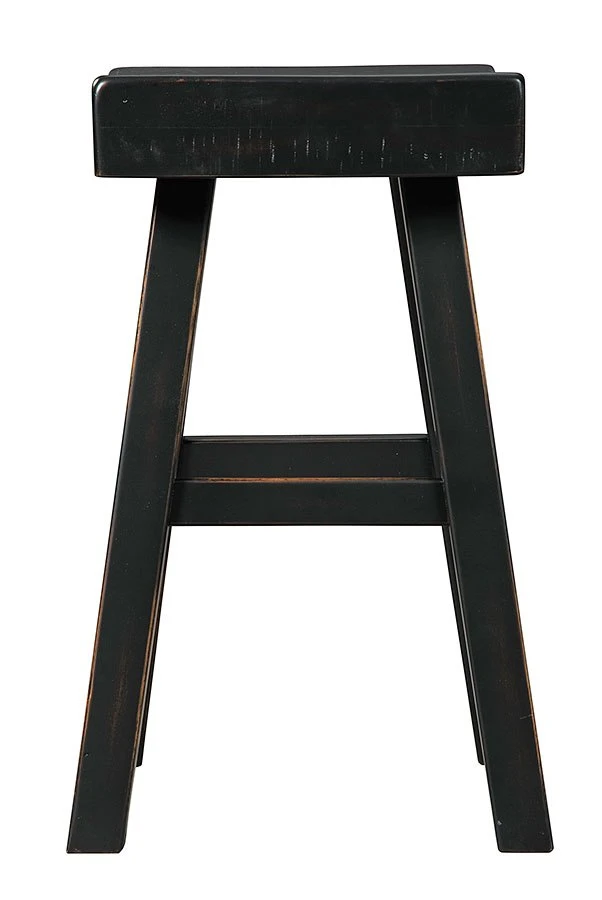 Glosco Antique Black Stool (Set Of 2) 5 Glosco Antique Black Stool (Set Of 2) - Image 5