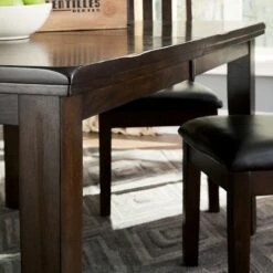 Haddigan Rectangular Extension Table -Signature Design by Ashley D596 35 table 3