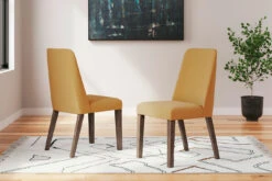 Lyncott Mustard Side Chair (Set Of 2)