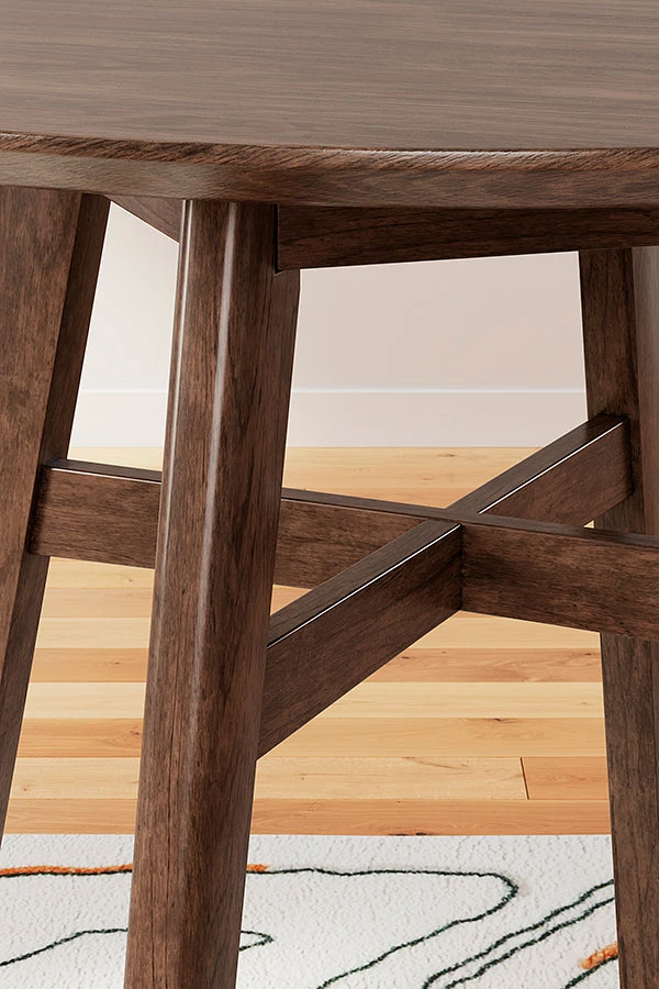 Lyncott Counter Height Dining Set W/ Charcoal Chairs 4 Lyncott Counter Height Dining Set W/ Charcoal Chairs - Image 4