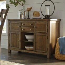 Moriville Dining Room Set 31 Moriville Dining Room Set -Signature Design by Ashley D631 60 server 1