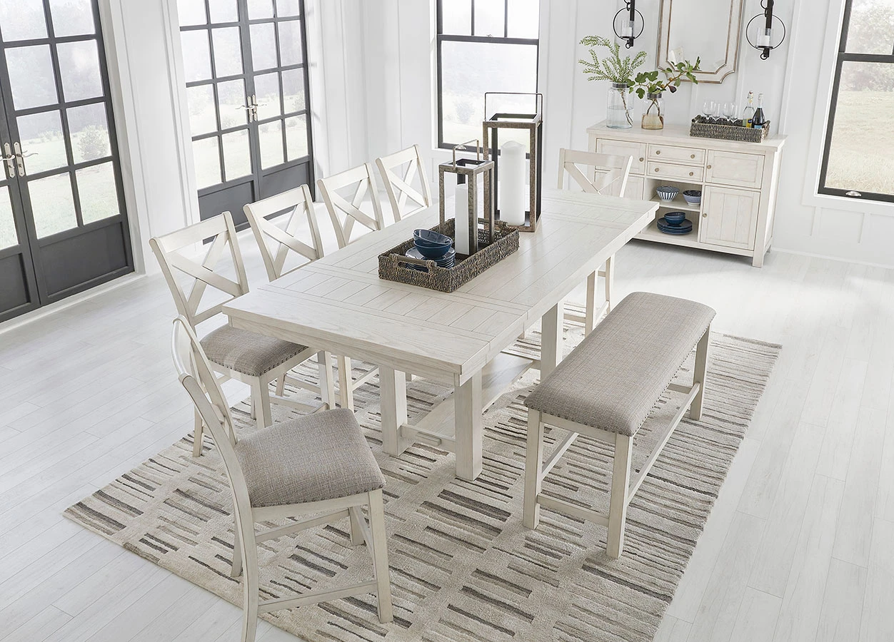 Robbinsdale Counter Height Dining Room Set W/ Bench 8 Robbinsdale Counter Height Dining Room Set W/ Bench - Image 8