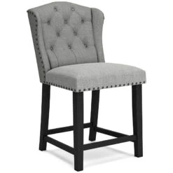 Jeanette Gray Counter Height Chair (Set Of 2) -Signature Design by Ashley D702 224 chair 5
