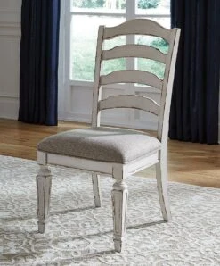 Realyn Dining Room Set W/ Ladderback Chairs
