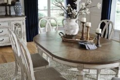 Realyn Oval Dining Table -Signature Design by Ashley D743 35 table 3