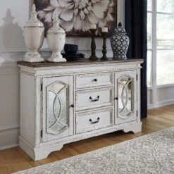 Realyn Dining Room Set 19 Realyn Dining Room Set -Signature Design by Ashley D743 60 server 1