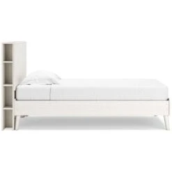 Aprilyn White Youth Platform Bed W/ Bookcase Headboard 27 Aprilyn White Youth Platform Bed W/ Bookcase Headboard -Signature Design by Ashley EB1024 111 163 bed 11