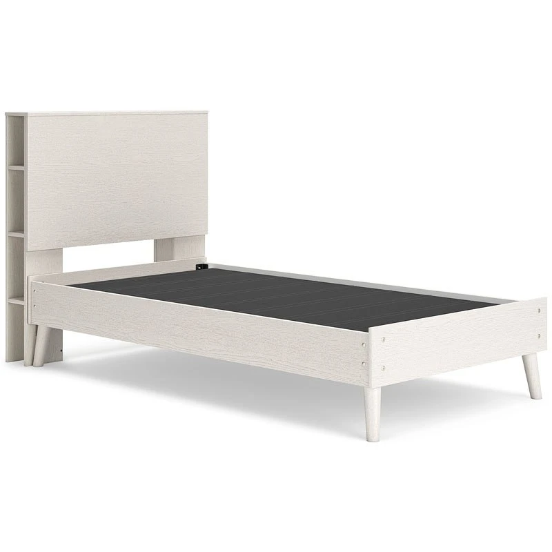 Aprilyn White Youth Platform Bed W/ Bookcase Headboard 9 Aprilyn White Youth Platform Bed W/ Bookcase Headboard - Image 9