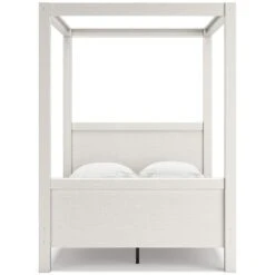Aprilyn White Canopy Bed -Signature Design by Ashley EB1024 189 181 186 bed 4