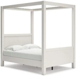 Aprilyn White Canopy Bed -Signature Design by Ashley EB1024 189 181 186 bed 6 1