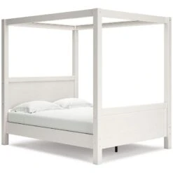 Aprilyn White Canopy Bed