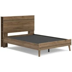 Aprilyn Honey Youth Platform Bed W/ Bookcase Headboard -Signature Design by Ashley EB1187 111 163 bed 12